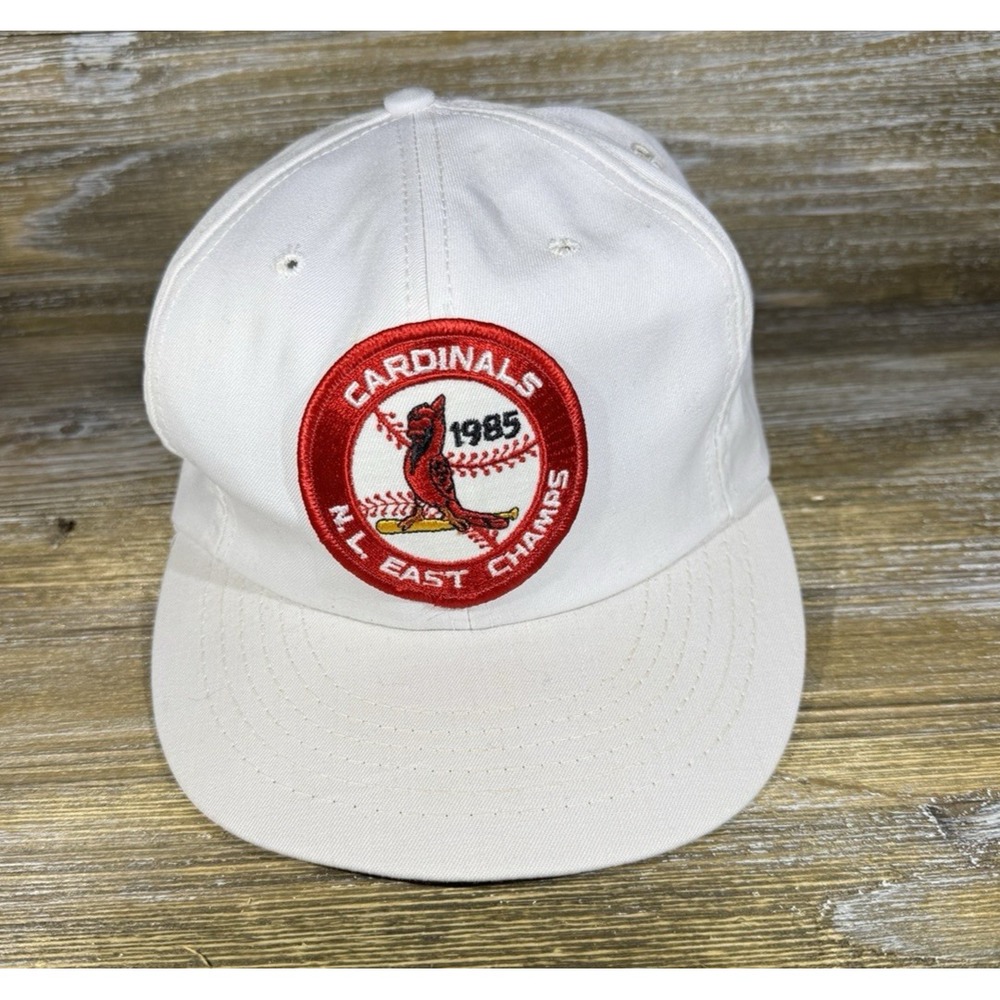 Annco St. Louis Cardinals MLB 1985 NL East Champs Logo Snapback Hat Cap EUC